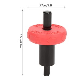 Drill Bit Jump Start for Trimmers, Electric Engine Drill Bit Adapter, CRV Plastic Engine Starter Adapter Parts with Package Bag, Electric Start Bit Red Black, Fits for Stringers, Power Tillers.