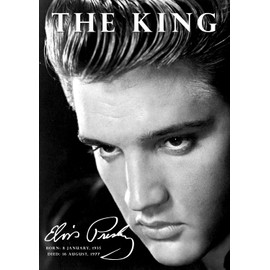 Elvis Presley Poster - Tribute - Signed (Copy) A3# 103 - Elvis Presley - The King - Born 8 January 1935 - Died 16 August 1977 - A3 Poster - Print - Picture