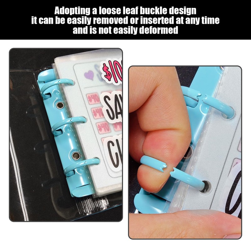 2 Piece Savings Challenge Binder, Mini Savings Binder, 1000 Dollar