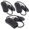USB Cable with Switch, Yeebline 3-Pack USB Male to Female