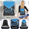 6 Pcs Cheer Drawstring Backpack Cheerleading Drawstring Bag Cheer Accessories