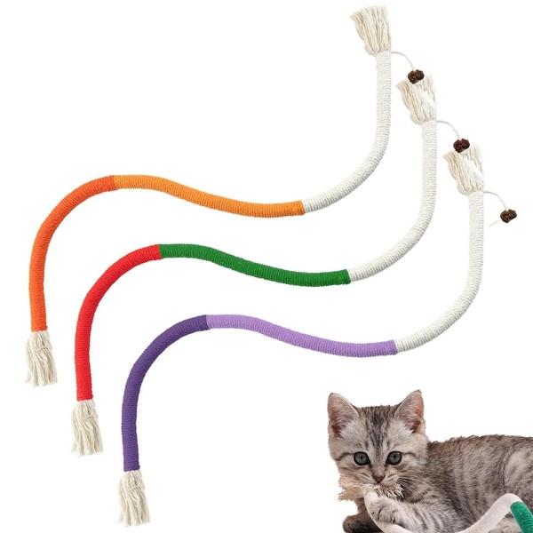 ZXJLWR 3 Pieces Cat Toy Self-Employment, 70 cm Cat Biting