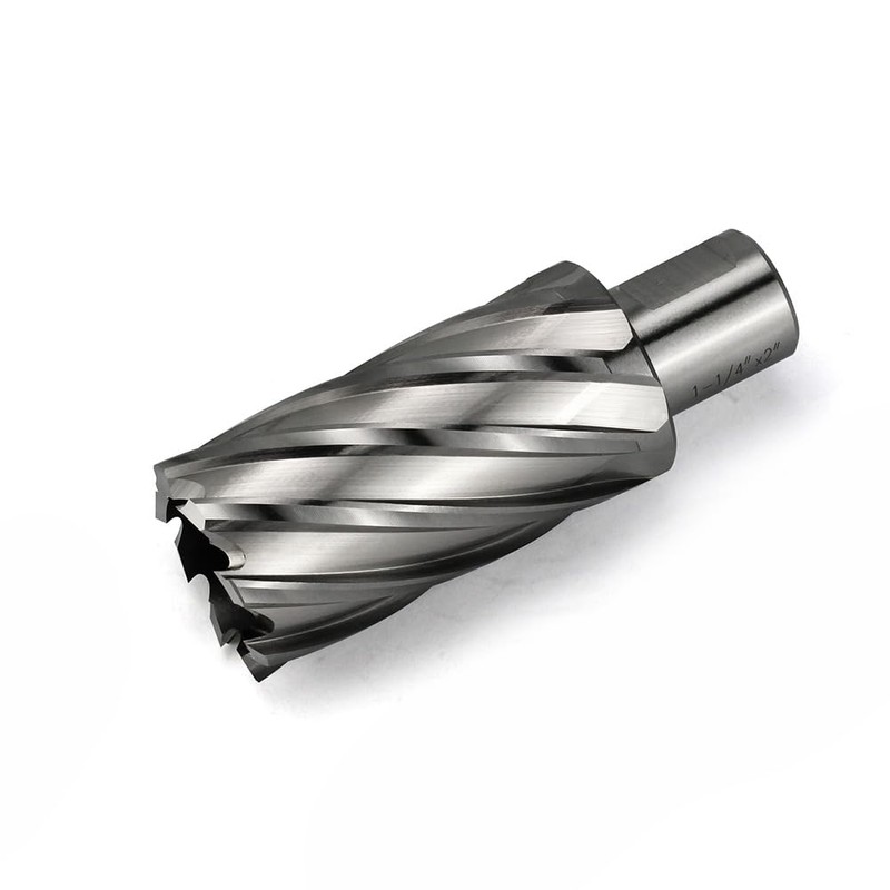 JESTUOUS Annular Cutter 3/4 Inch Weldon Shank 1-1/4 Cutting Diameter