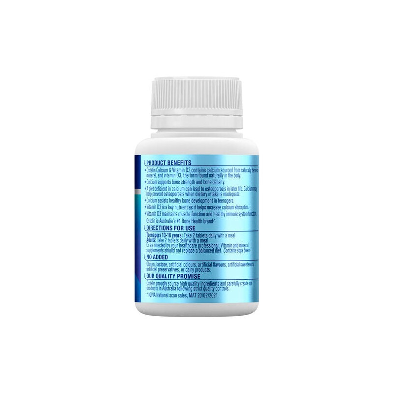 Ostelin Calcium & Vitamin D3 60 Tablets