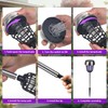 4 Pack 2025 Solar Bug Zapper Outdoor Waterproof, Mosquito Repellent