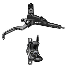 TRP Slate T4 Brake, 4 Piston, with 5.0mm Hose and Banjo Fittings, Fits Both I-Spec B and I-Spec EV Adapter Options Rear (Right)