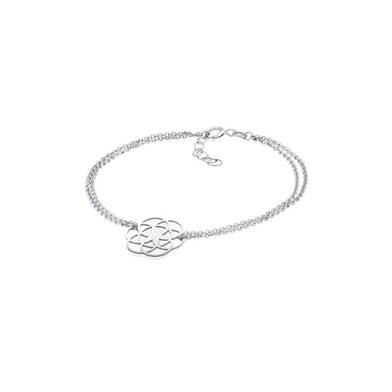 MATERIA by Matthias Wagner Women's Bracelet Flower of Life 925