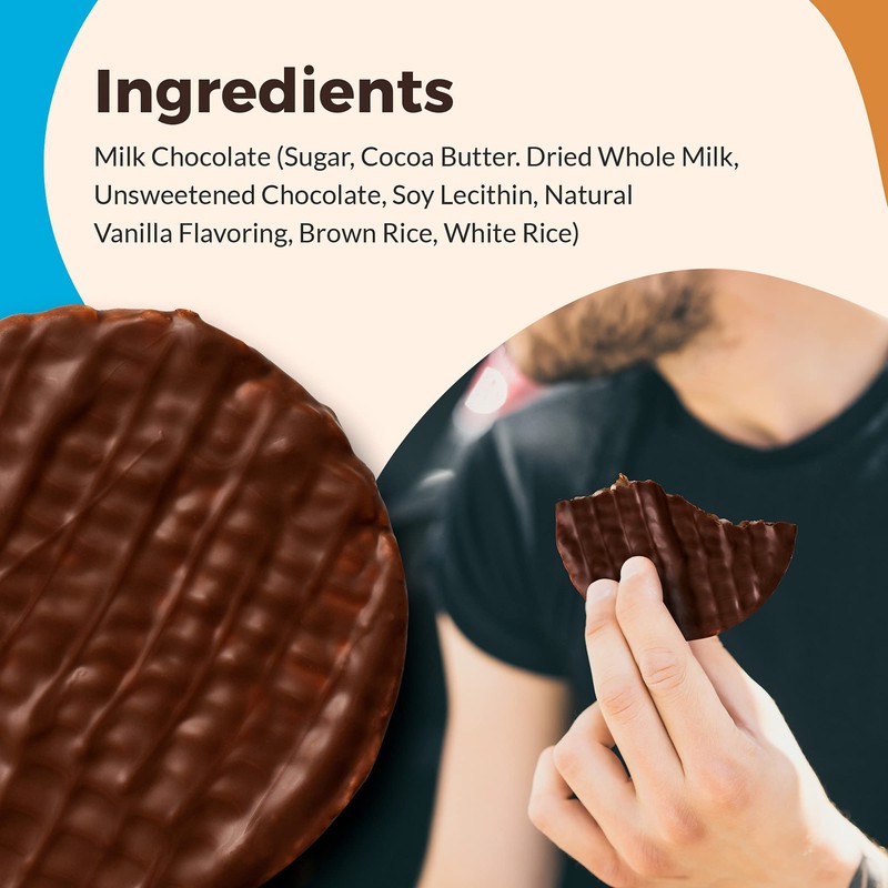 LIEBERS Dark Chocolate Rice Cakes, Snack Pack, Gift Pack, Kosher