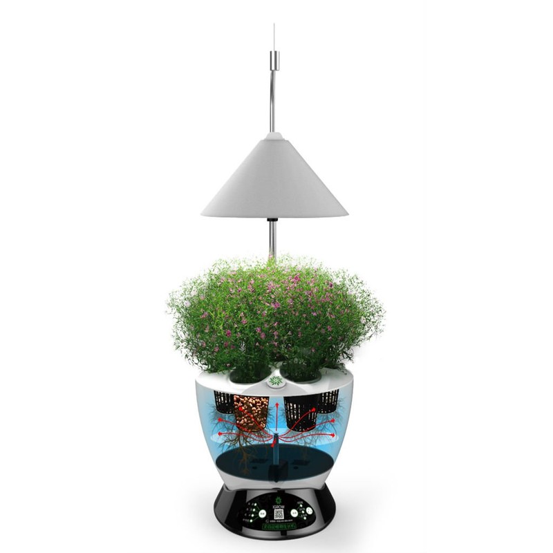 Smarson Indoor LED Light Hydroponic Garden, Grow Herbs, Vegetables and