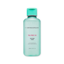 Bring Green Toner Calming Tea Tree Cica Soothing Toner 250ml x 1 / 브링그린 토너 진정 티트리 시카 수딩 토너 250ml 1개