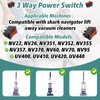 2-Pack 3-Way Power Switch for Lift-Away Vacuums,Compatible with Shark Navigator