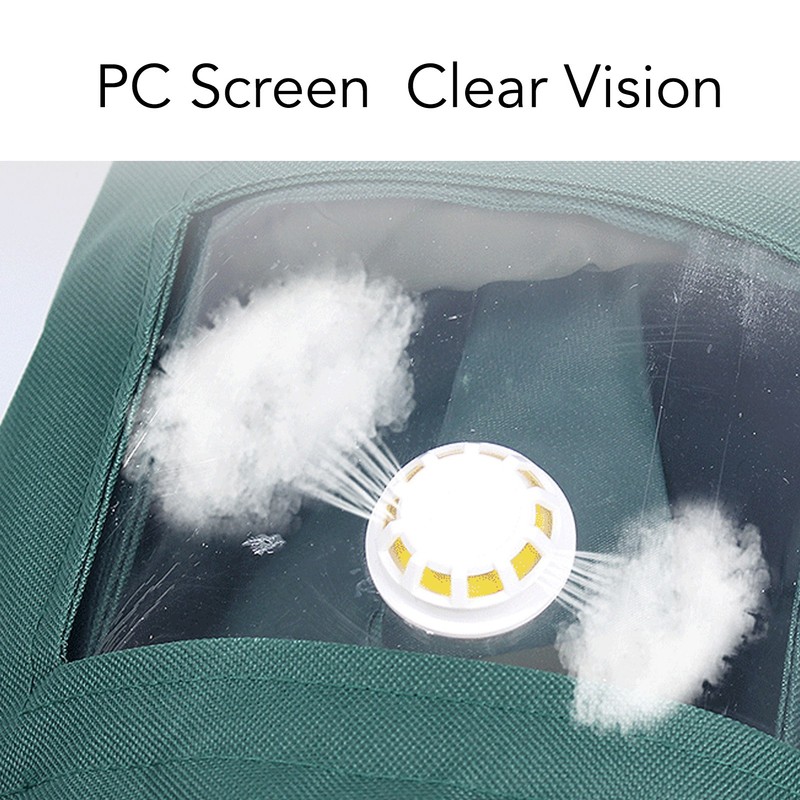 Sand Blasting Hood Industry Abrasive Sandblaster Hood Cover Shawl Cap