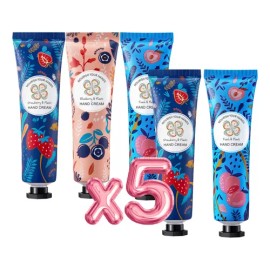 Crema Hidratante Manos Reparadora Extractos Naturales 5pzs