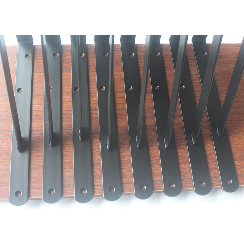 8 Pack L16" x H 10" Black Heavy Duty Shelf