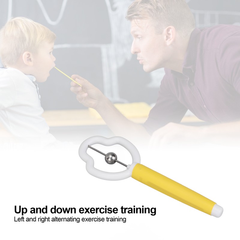 Tongue Tip Exerciser Professional PP Stainless Steel Oral Muscle Strength