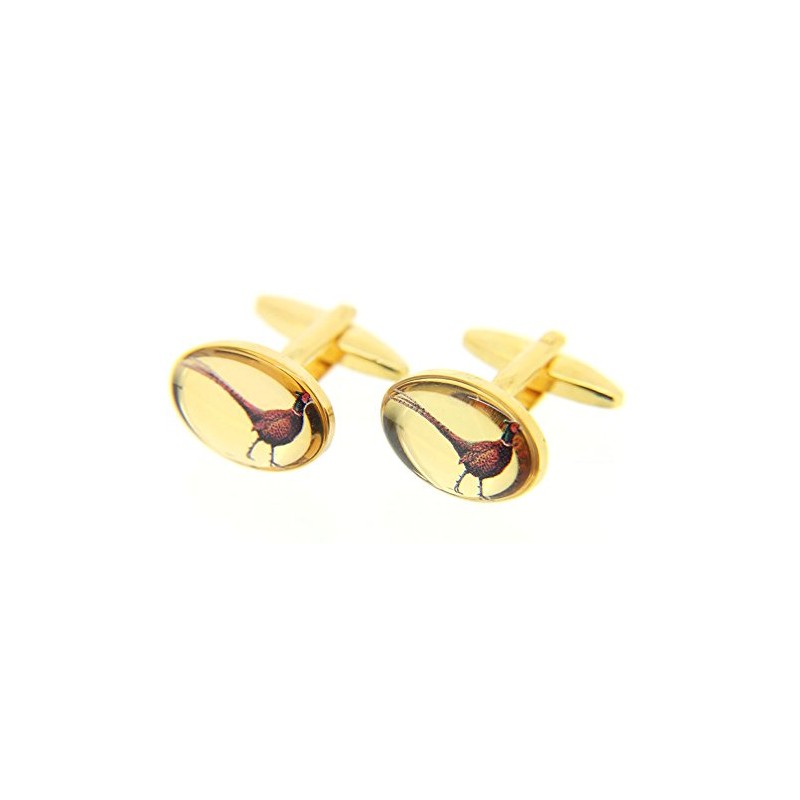 Soprano Standing Pheasant Country Cufflinks