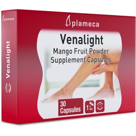 Plameca Venalight Vein Support & Blood Circulation Supplement – Boost Microcirculation in 6 Hours – Horse Chestnut, Butcher’s Broom for Spider Veins, Leg Health & Restless Leg Relief - 30 CT