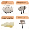 Upholstered Metal Bar Stools Set 2 Striped Counter Height Modern