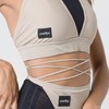 Invertika Women's Pole Dance Sports Suit with Mesh and Adjustable