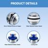 AzureRay 16 mm Push Button 12V-36V IP67 - Waterproof Bell