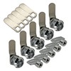 Cerradura de leva con llave triangular, cerradura tubular similar con