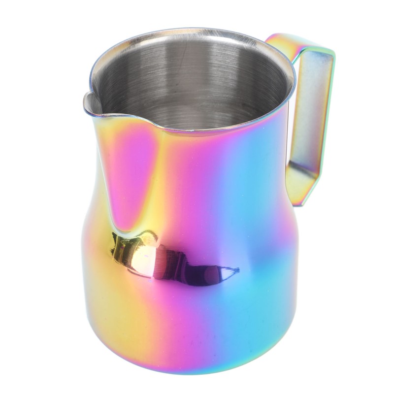Milk Frother Cup 350ml 304 Stainless Steel Pointed Mouth Foaming