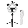 Wireless Bluetooth Selfie Stick Ring Light Mount Foldable Tripod Stand