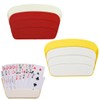 VYIBPDY Pack of 2 playing card holders, three-layer design, playing