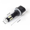 AUIMSOCO 6X 9005 9006 880 6000K Combo LED Headlight Fog