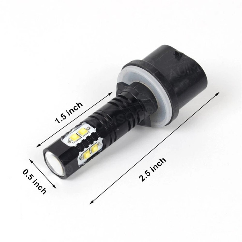 AUIMSOCO 6X 9005 9006 880 6000K Combo LED Headlight Fog