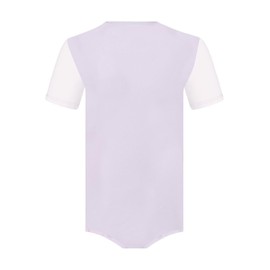 Landofgenie Onesie Pyjamas Men's Bodysuit Botton Crotch Top Shirt Raglan Sleeves Rompers for Men Purple Pyjamas with Unicorn Print, purple