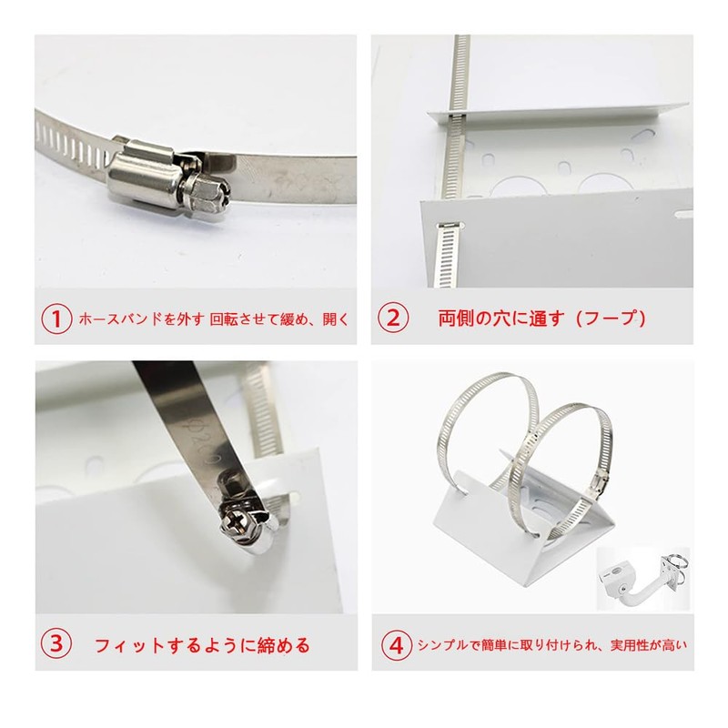 CXINCFBFUSH Security Camera, Mounting Bracket, Stand, Housing, Camera, No Drilling