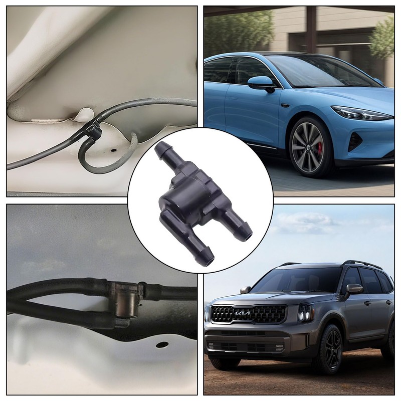 2Pcs Windscreen Washer Wiper Nozzle Check Valve 3 Way Car