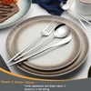 Mirror Modern Flatware Set for 4, LaienLife 20 Pieces Long