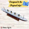 12” RMS Titanic Model With Removable Stand, Titanic Toys For