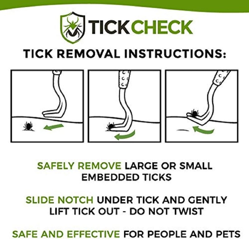 TickCheck Tick Remover Value 3 Pack - Tick Remover Tools