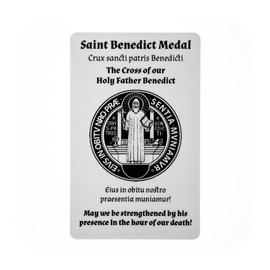 SercelPress: Saint Benedict Medal Explained: Pocket PrayerFulls: Durable Wallet Prayer Cards: Catholic Medals