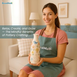 2.2LBS Air Dry Clay - Modeling Clay for Pottery, No Bake No Kiln Required | 1kg Airdry Clay for Beginners Pottery Kit Adults DIY Art Craft Set Project (White Porcelain)