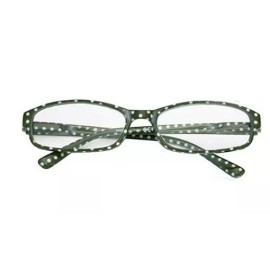 Eye Keppler  NEW Eye Keppler Green Polka Dot Rectangle Reading Glasses 2.50 F10 88108