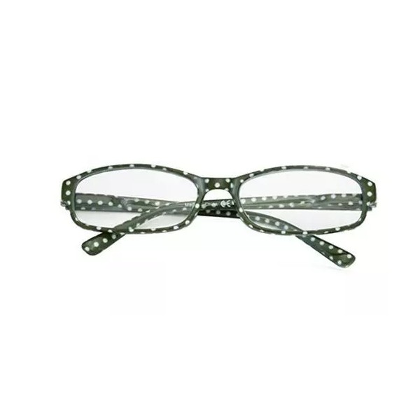 Eye Keppler NEW Eye Keppler Green Polka Dot Rectangle Reading