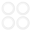 BOXOB 4pcs O-Ring 711-4030B Replacement, 2" Rubber Spa Hot Tub