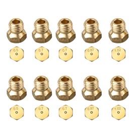 BSITSSS 10Pcs Natural Gas Hob Lpg Conversion Kit, 0.5/0.7/0.87/1.02 Lpg Gas Burner, Lpg Gas Jet Set Burner, Jets Nozzles Injectors Set, Easy-to-Install Hob Gas Hob Accessory Nozzles