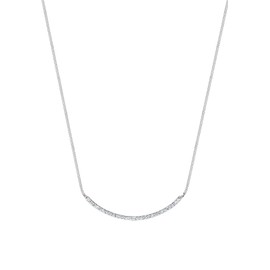 Elli Women 925 Sterling Silver Xilion Cut Crystal Necklace