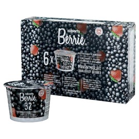 Robertsberry Wild Blackcurrant & Strawberry 1 box (100ml x 6 packs), 6 pieces, 100ml / 로버츠베리에 야생 블랙커런트&스트로베리 1box(100ml x 6팩), 6개, 100ml