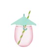 NPW-USA Happy Hour Cocktail Umbrella Drink Covers, 3-Count