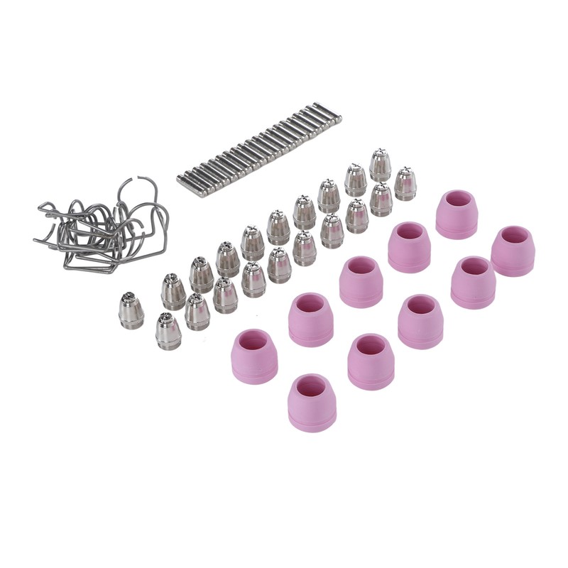 Plasma Cutter Torch Consumables Electrode Nozzle Protection Cups Bracket Rings