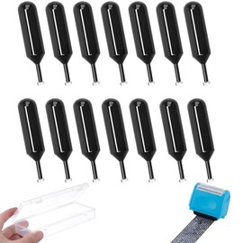 14 Pcs Identity Theft Protection Roller Stamp Ink with Box, Confidential Roller Stamp Ink Refills Set, Address Blocker Stamp Ink for Hiding Information Bank Receipts Bills Credit Card Discounts