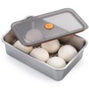 MICHIHOMIE Stainless Steel Pizza Dough Proofing Box with Lid Fits