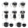 8-Piece Milling Chuck with Screw Nuts Set, Electric Milling Collets