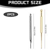 Lotsdonxia 2-Pack Retractable Personal Health Acupuncsure Pen Set - Dual
